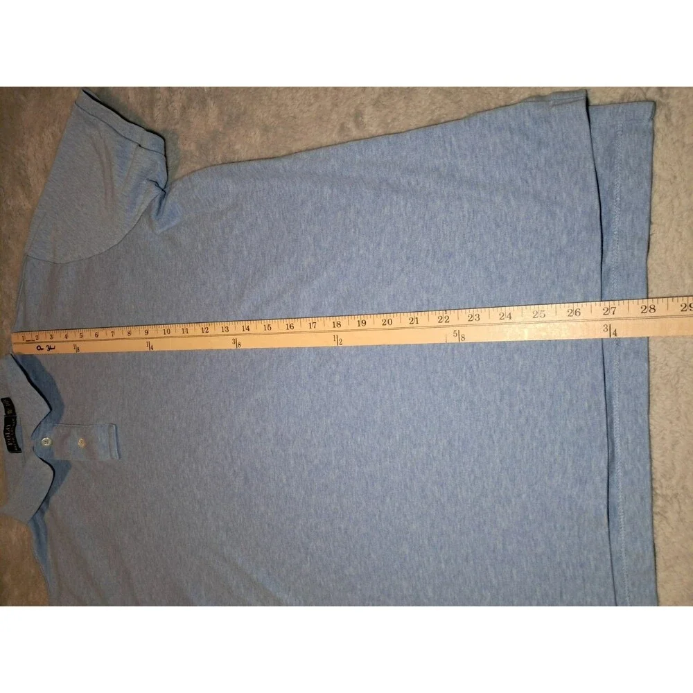 Ralph Lauren Polo Shirt Mens Size XL Blue Navy Pony Casual Short Sleeve